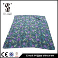 digital printing purple flower 76.5*178 cm polyester chiffon scarf shawl